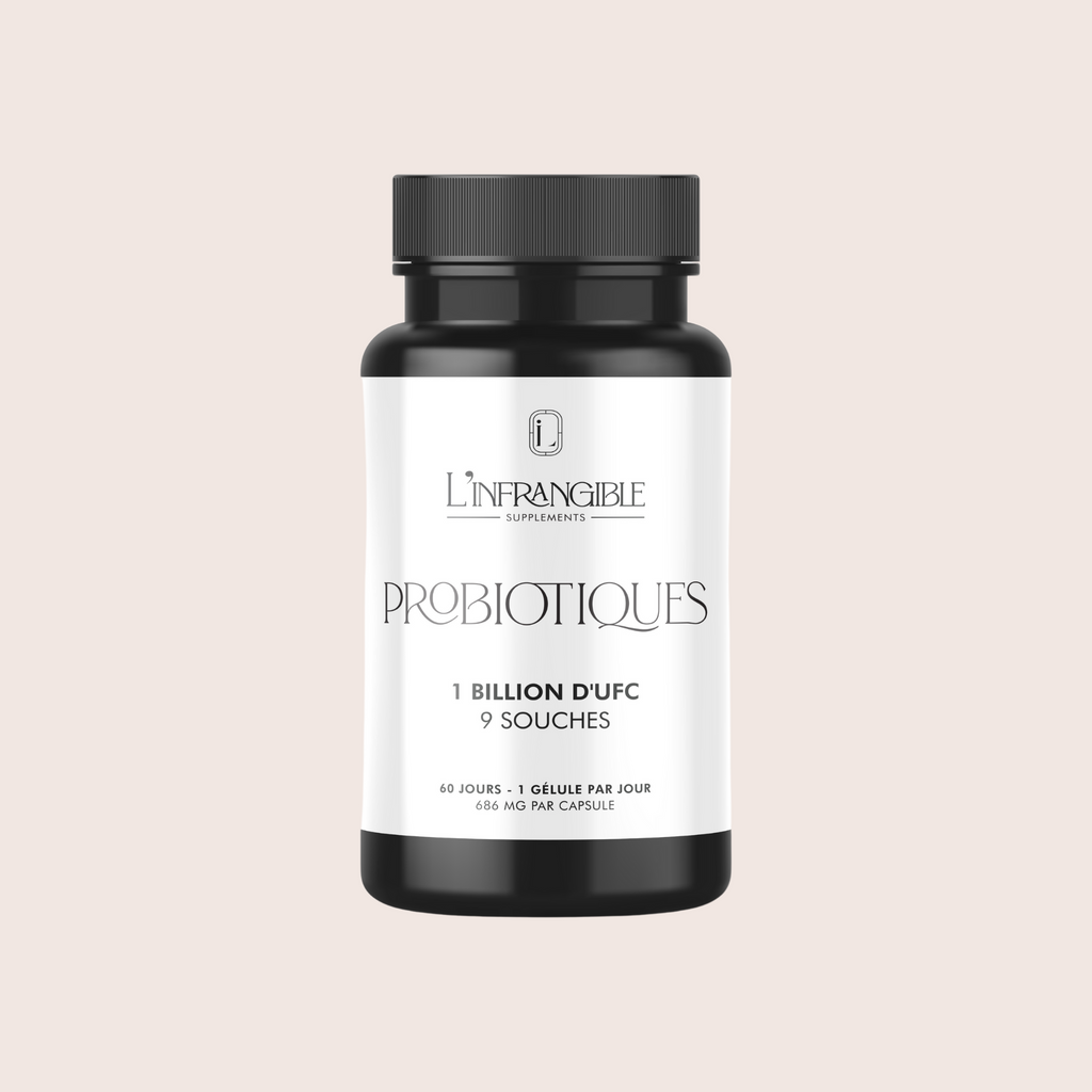 Probiotiques ( 60 jours / 1 gélule par jour ) – L'infrangible